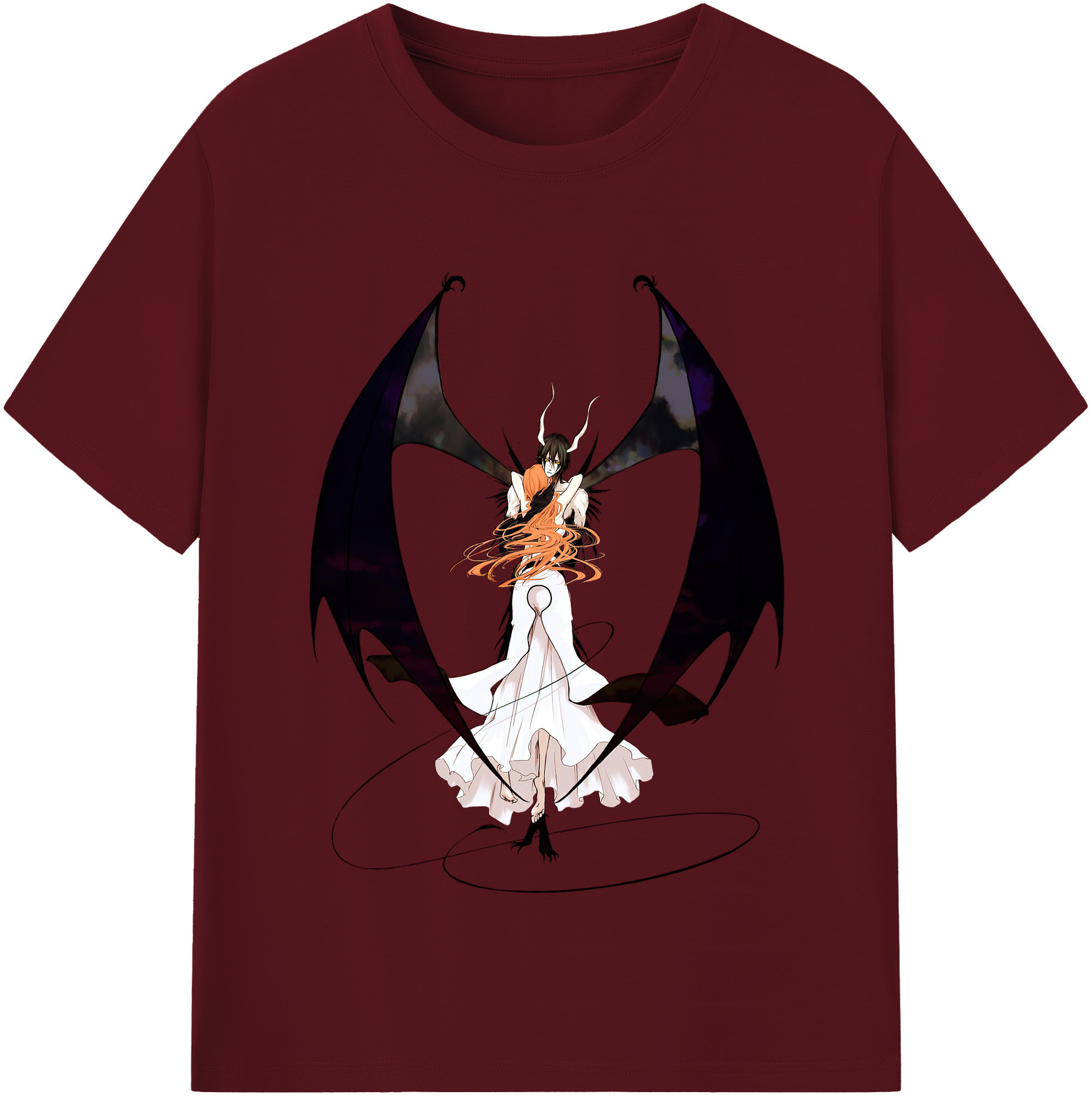 （画像用） ブリーチ ウルキオラ·シファー BLEACH Ulquiorra cifer 綿100％半袖Tシャツ（フロントプリント）